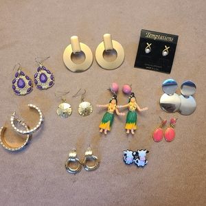 💠Lot of 10 Fashion Earrings !